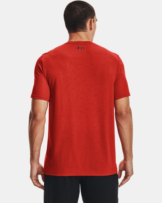T-shirt à manches courtes UA Seamless pour homme, Orange, pdpMainDesktop image number 1